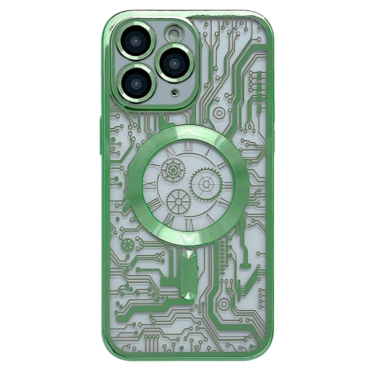 Electroplated Circuit Board Pattern MagSafe Phone Case, For iPhone 11 Pro Apple Accessories engele3945 More iPhone Cases - APEXEL INDIA - Mobile Lens - Mobile Camera Lens - Cellphone Accessories - Phone Lens - Smartphone Lens