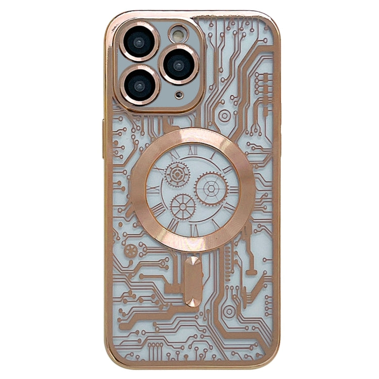 Electroplated Circuit Board Pattern MagSafe Phone Case, For iPhone 11 Pro Apple Accessories engele3945 More iPhone Cases - APEXEL INDIA - Mobile Lens - Mobile Camera Lens - Cellphone Accessories - Phone Lens - Smartphone Lens