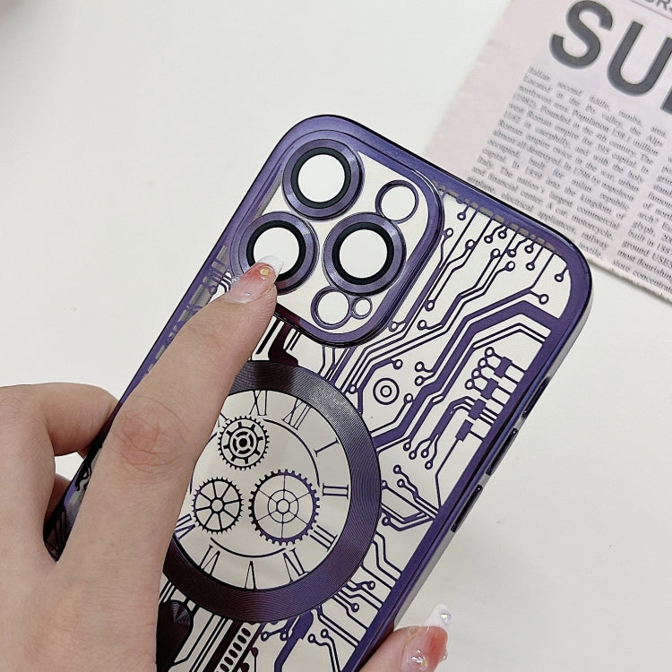 Electroplated Circuit Board Pattern MagSafe Phone Case, For iPhone 13, For iPhone 12, For iPhone 12 Pro Max Apple Accessories engele3938 More iPhone Cases - APEXEL INDIA - Mobile Lens - Mobile Camera Lens - Cellphone Accessories - Phone Lens - Smartphone Lens