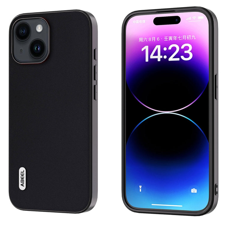 ABEEL Genuine Leather Silky Soft Black Edge Phone Case, For iPhone 15 Pro Max, For iPhone 15 Pro, For iPhone 15 Plus, For iPhone 15, For iPhone 14 Plus, For iPhone 14 Apple Accessories - APEXEL INDIA - Mobile Lens - Mobile Camera Lens - Cellphone Accessories - Phone Lens - Smartphone Lens