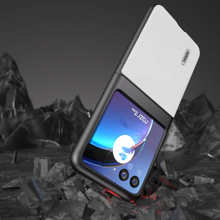 ABEEL Dual Color Lichi Texture PU Phone Case, For Motorola Razr 40 Ultra Mobile Accessories - APEXEL INDIA - Mobile Lens - Mobile Camera Lens - Cellphone Accessories - Phone Lens - Smartphone Lens