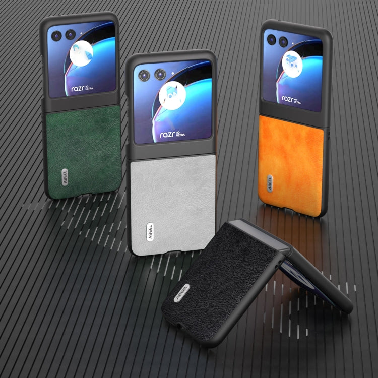 ABEEL Dual Color Lichi Texture PU Phone Case, For Motorola Razr 40 Ultra Mobile Accessories - APEXEL INDIA - Mobile Lens - Mobile Camera Lens - Cellphone Accessories - Phone Lens - Smartphone Lens
