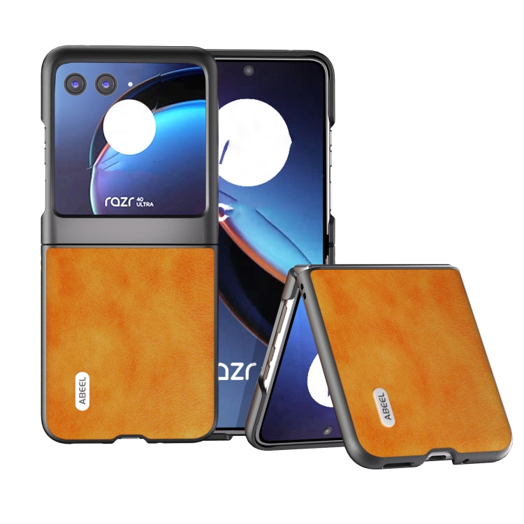 ABEEL Dual Color Lichi Texture PU Phone Case, For Motorola Razr 40 Ultra Mobile Accessories - APEXEL INDIA - Mobile Lens - Mobile Camera Lens - Cellphone Accessories - Phone Lens - Smartphone Lens
