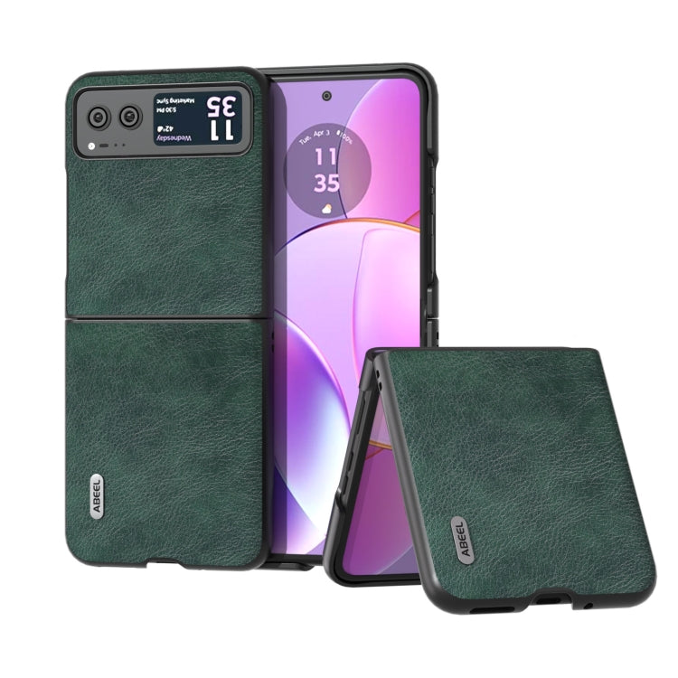 ABEEL Dual Color Lichi Texture PU Phone Case, For Motorola Razr 40 engabe3741 Mobile Accessories - APEXEL INDIA - Mobile Lens - Mobile Camera Lens - Cellphone Accessories - Phone Lens - Smartphone Lens
