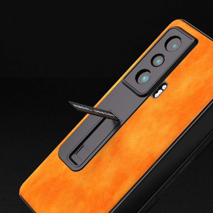 ABEEL Dual Color Lichi Texture PU Phone Case, For Honor Magic Vs Mobile Accessories - APEXEL INDIA - Mobile Lens - Mobile Camera Lens - Cellphone Accessories - Phone Lens - Smartphone Lens