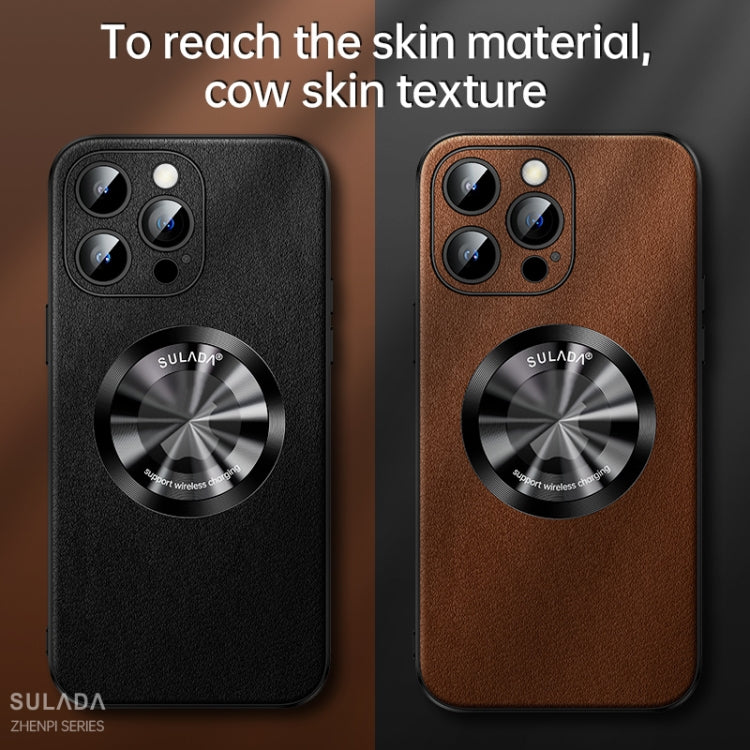 SULADA Microfiber Leather MagSafe Magnetic Phone Case, For iPhone 13 Pro, For iPhone 13, For iPhone 12 Apple Accessories engsul4237 More iPhone Cases - SULADA - Mobile Lens - Mobile Camera Lens - Cellphone Accessories - Phone Lens - Smartphone Lens
