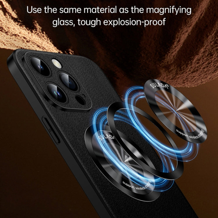 SULADA Microfiber Leather MagSafe Magnetic Phone Case, For iPhone 13 Pro, For iPhone 13, For iPhone 12 Apple Accessories engsul4237 More iPhone Cases - SULADA - Mobile Lens - Mobile Camera Lens - Cellphone Accessories - Phone Lens - Smartphone Lens