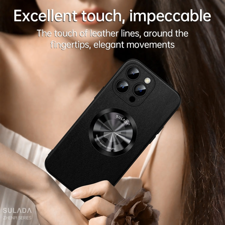 SULADA Microfiber Leather MagSafe Magnetic Phone Case, For iPhone 13 Pro, For iPhone 13, For iPhone 12 Apple Accessories engsul4237 More iPhone Cases - SULADA - Mobile Lens - Mobile Camera Lens - Cellphone Accessories - Phone Lens - Smartphone Lens