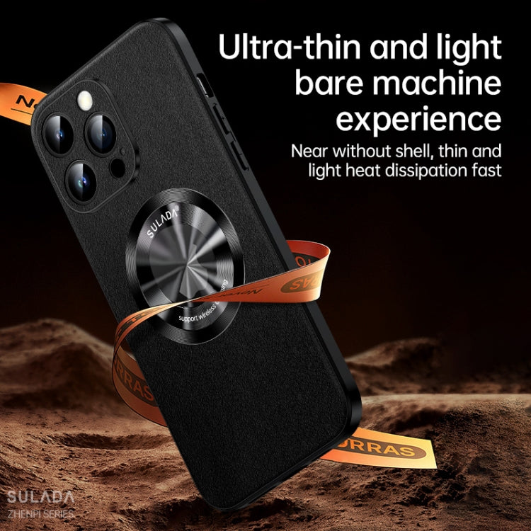SULADA Microfiber Leather MagSafe Magnetic Phone Case, For iPhone 13 Pro, For iPhone 13, For iPhone 12 Apple Accessories engsul4237 More iPhone Cases - SULADA - Mobile Lens - Mobile Camera Lens - Cellphone Accessories - Phone Lens - Smartphone Lens