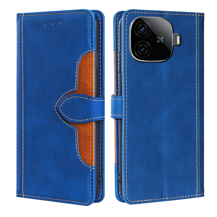 Skin Feel Magnetic Buckle Leather Phone Case, For vivo iQOO Z9 Turbo, For vivo Y03 4G, For vivo Y100 5G IDN, For vivo Y35+ 5G, For vivo S17 5G / S17 Pro 5G, For vivo iQOO Neo 8 / 8 Pro 5G