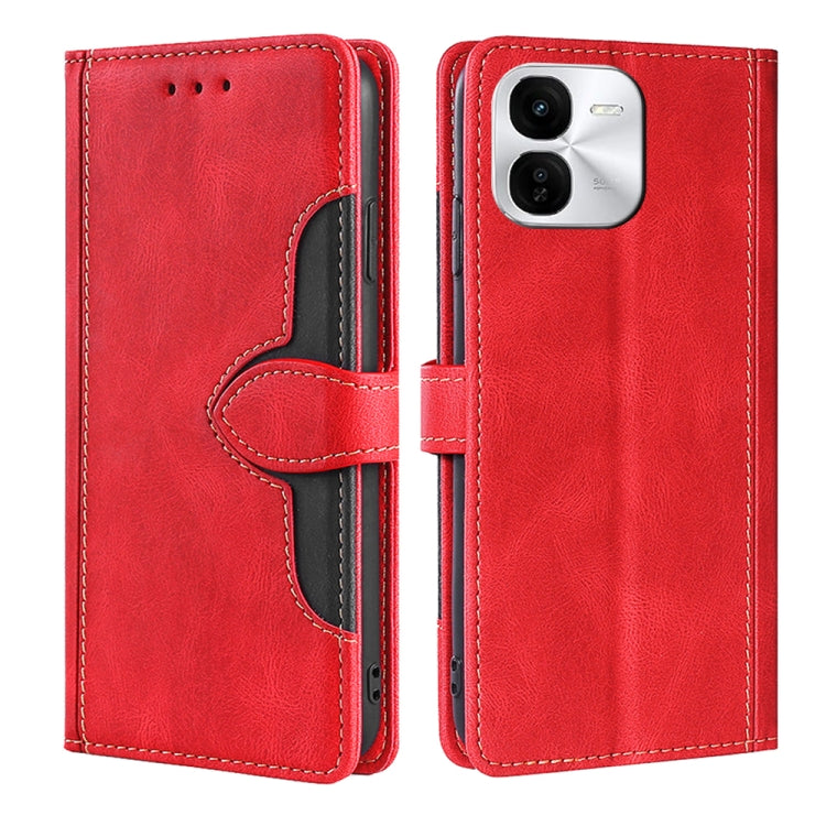 Skin Feel Magnetic Buckle Leather Phone Case, For vivo S19 5G, For vivo Y28 4G, For vivo X100s, For vivo Y38 5G / T3x 5G Global, For vivo V30e 5G Global, For vivo iQOO Z9x 5G
