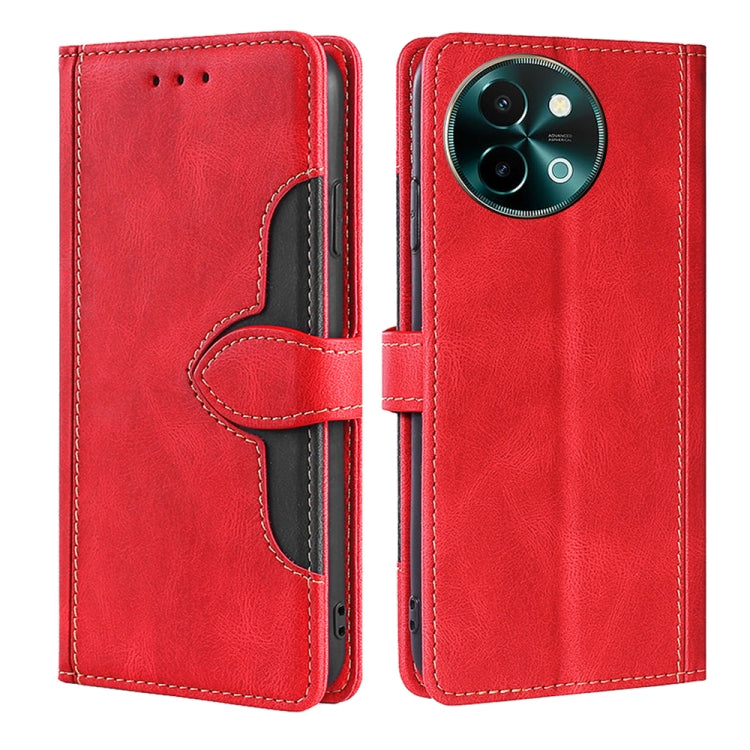 Skin Feel Magnetic Buckle Leather Phone Case, For vivo S19 5G, For vivo Y28 4G, For vivo X100s, For vivo Y38 5G / T3x 5G Global, For vivo V30e 5G Global, For vivo iQOO Z9x 5G