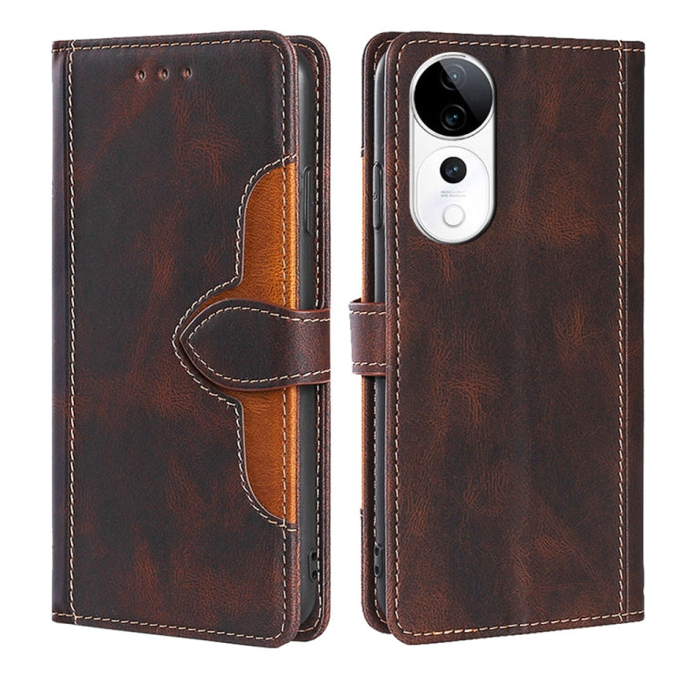 Skin Feel Magnetic Buckle Leather Phone Case, For vivo V50 Lite 5G, For vivo Y29s 5G / Y04 4G, For vivo Y29 4G Global, For vivo V50 5G, For vivo X200 Pro 5G, For vivo S19 Pro 5G