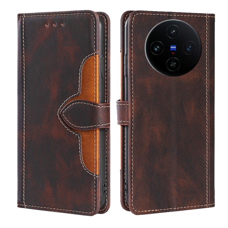 Skin Feel Magnetic Buckle Leather Phone Case, For vivo S19 5G, For vivo Y28 4G, For vivo X100s, For vivo Y38 5G / T3x 5G Global, For vivo V30e 5G Global, For vivo iQOO Z9x 5G