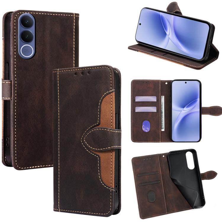 Skin Feel Magnetic Buckle Leather Phone Case, For vivo V70 FE 5G, For vivo Y05 4G, For vivo Y500i 5G, For vivo S50 Pro mini 5G, For vivo S50 5G, For vivo X300 Pro 5G