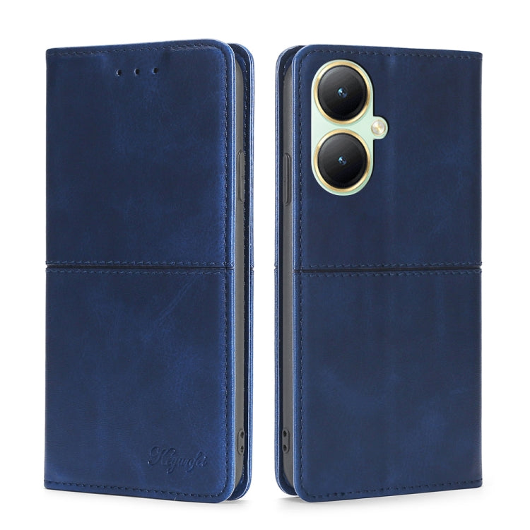 Cow Texture Magnetic Leather Phone Case, For vivo iQOO Z9 Turbo, For vivo Y03 4G, For vivo Y100 5G IDN, For vivo Y35+ 5G