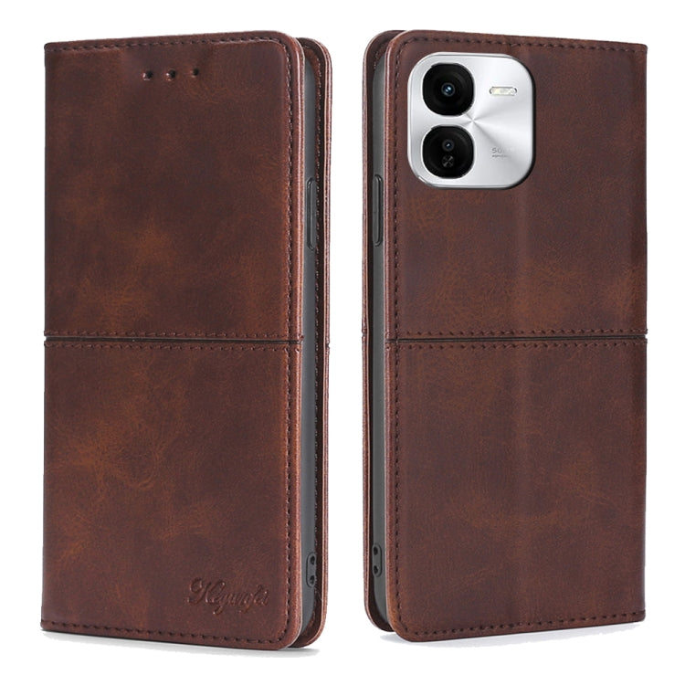 Cow Texture Magnetic Leather Phone Case, For vivo X100s, For vivo Y38 5G / T3x Global, For vivo V30e 5G Global, For vivo iQOO Z9x 5G