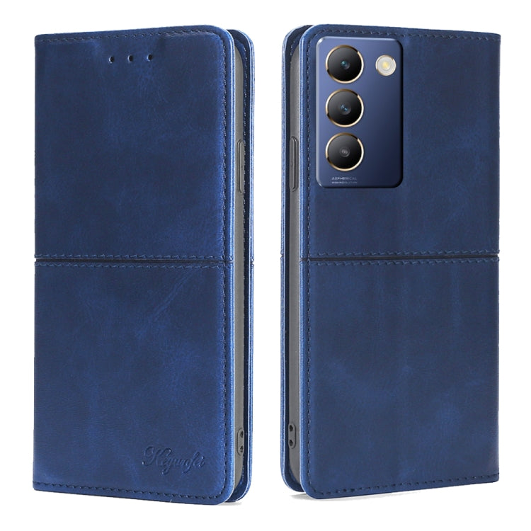 Cow Texture Magnetic Leather Phone Case, For vivo iQOO Z9 Turbo, For vivo Y03 4G, For vivo Y100 5G IDN, For vivo Y35+ 5G