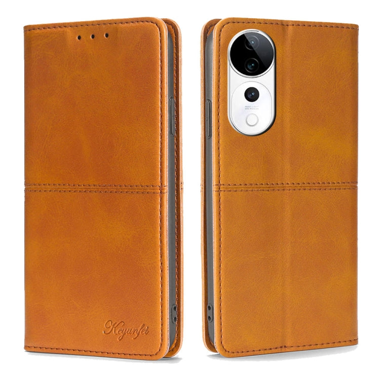 Cow Texture Magnetic Leather Phone Case, For vivo V50 5G, For vivo S19 Pro, For vivo S19, For vivo Y28 4G