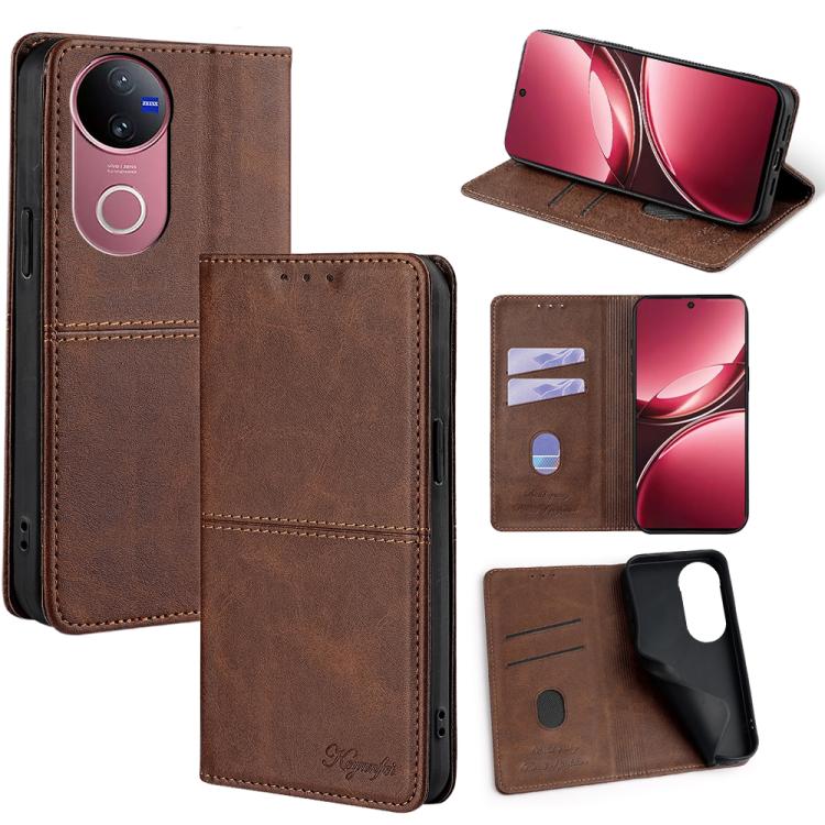 Cow Texture Magnetic Leather Phone Case, For vivo V50 5G, For vivo S19 Pro, For vivo S19, For vivo Y28 4G