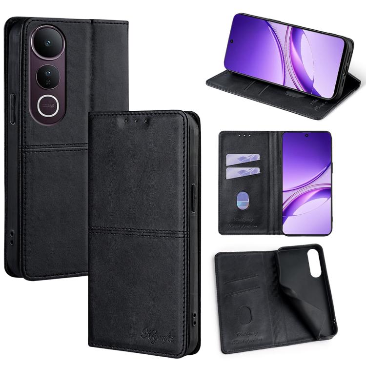 Cow Texture Magnetic Leather Phone Case, For vivo Y39 5G Global, For vivo V50 Lite 5G, For vivo Y29s 5G / Y04 4G, For vivo Y29 4G Global