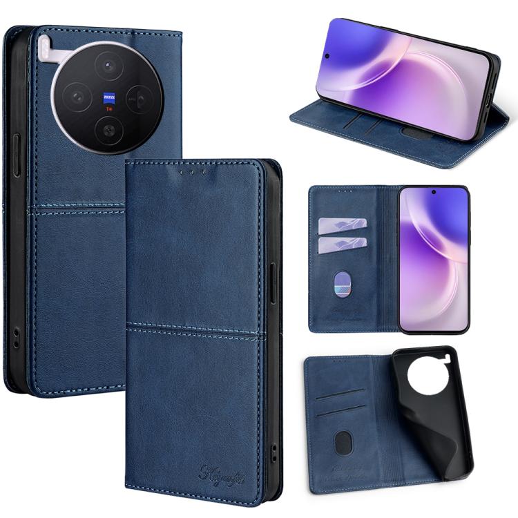 Cow Texture Magnetic Leather Phone Case, For vivo X300 5G, For vivo V60 Lite 5G Global, For vivo V60 5G Global, For vivo X200s 5G