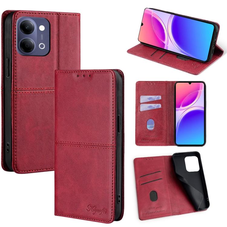 Cow Texture Magnetic Leather Phone Case, For vivo V70 FE 5G, For vivo Y05 4G, For vivo Y500i 5G, For vivo X300 Pro 5G