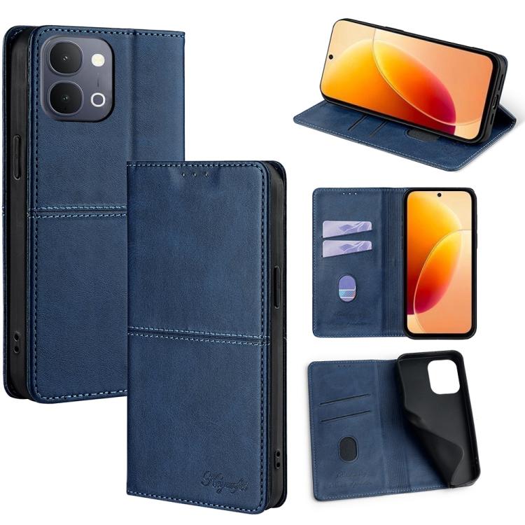 Cow Texture Magnetic Leather Phone Case, For vivo V70 FE 5G, For vivo Y05 4G, For vivo Y500i 5G, For vivo X300 Pro 5G