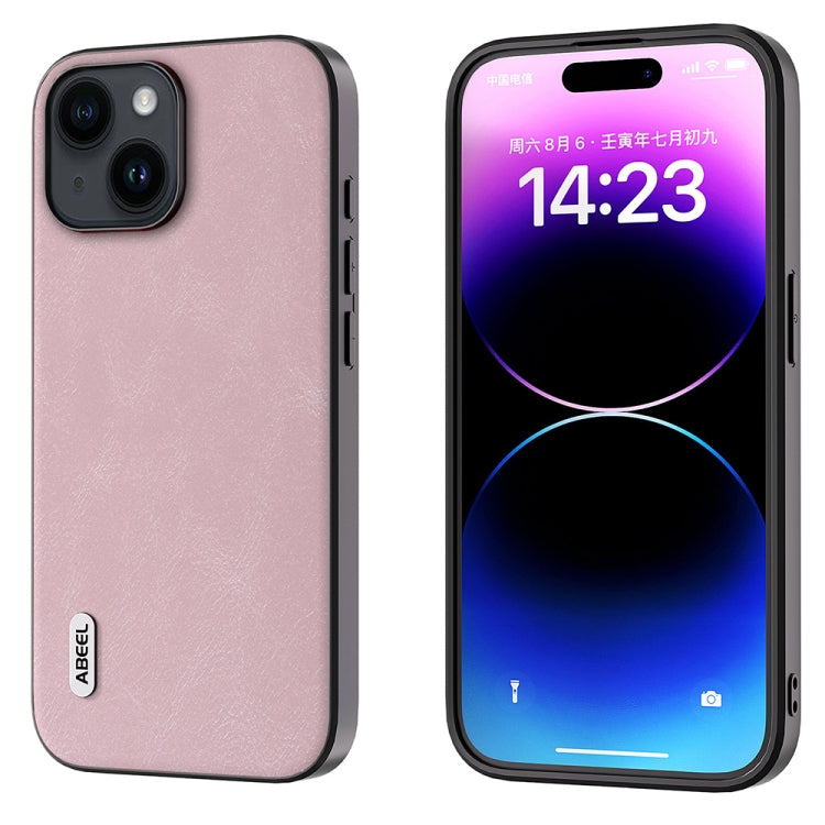 ABEEL Cowhide Texture PU Phone Case, For iPhone 15 Pro Max, For iPhone 15 Plus, For iPhone 15 Pro, For iPhone 15 Apple Accessories - APEXEL INDIA - Mobile Lens - Mobile Camera Lens - Cellphone Accessories - Phone Lens - Smartphone Lens
