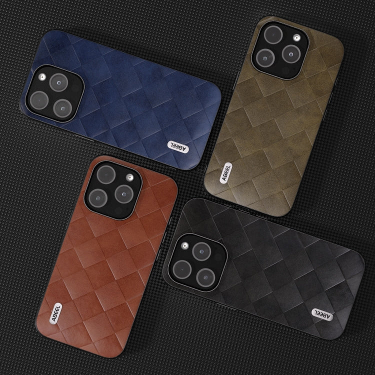 ABEEL Weave Plaid PU Phone Case, For iPhone 15 Pro Max, For iPhone 15 Plus, For iPhone 15 Pro, For iPhone 15 Apple Accessories - APEXEL INDIA - Mobile Lens - Mobile Camera Lens - Cellphone Accessories - Phone Lens - Smartphone Lens
