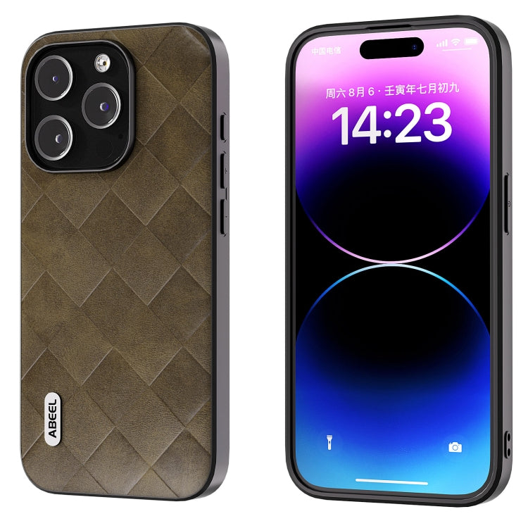 ABEEL Weave Plaid PU Phone Case, For iPhone 15 Pro Max, For iPhone 15 Plus, For iPhone 15 Pro, For iPhone 15 Apple Accessories - APEXEL INDIA - Mobile Lens - Mobile Camera Lens - Cellphone Accessories - Phone Lens - Smartphone Lens