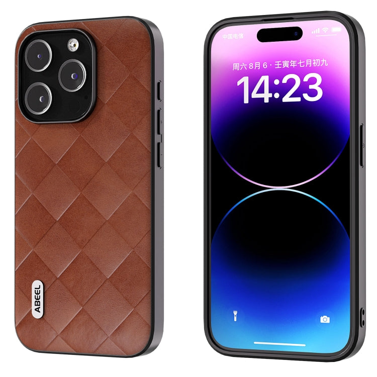 ABEEL Weave Plaid PU Phone Case, For iPhone 15 Pro Max, For iPhone 15 Plus, For iPhone 15 Pro, For iPhone 15 Apple Accessories - APEXEL INDIA - Mobile Lens - Mobile Camera Lens - Cellphone Accessories - Phone Lens - Smartphone Lens