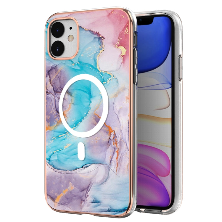 Marble Pattern Dual-side IMD Magsafe TPU Phone Case, For iPhone 11, For iPhone 11 Pro Apple Accessories engmar4259 More iPhone Cases - APEXEL INDIA - Mobile Lens - Mobile Camera Lens - Cellphone Accessories - Phone Lens - Smartphone Lens