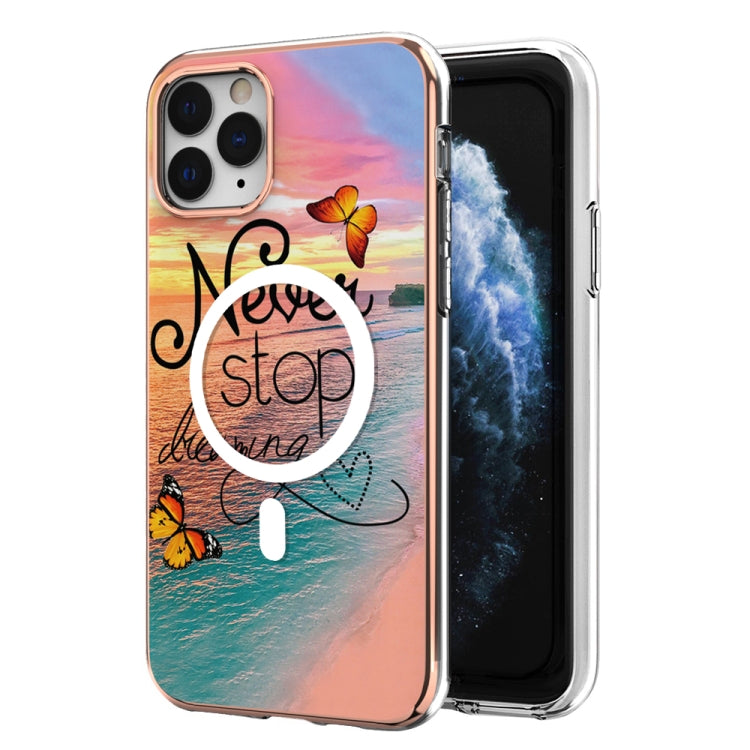 Marble Pattern Dual-side IMD Magsafe TPU Phone Case, For iPhone 11, For iPhone 11 Pro Apple Accessories engmar4259 More iPhone Cases - APEXEL INDIA - Mobile Lens - Mobile Camera Lens - Cellphone Accessories - Phone Lens - Smartphone Lens