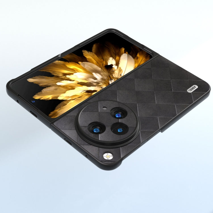 ABEEL Weave Plaid PU Phone Case, For OPPO Find N3, For OPPO Reno 10 / 10 Pro Global, For OPPO Find N3 Flip