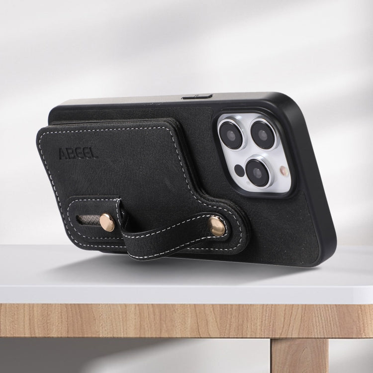 ABEEL Litchi Texture Card Bag PU Phone Case, For iPhone 14 Pro, For iPhone 14 Pro Max Apple Accessories engabe3755 - APEXEL INDIA - Mobile Lens - Mobile Camera Lens - Cellphone Accessories - Phone Lens - Smartphone Lens