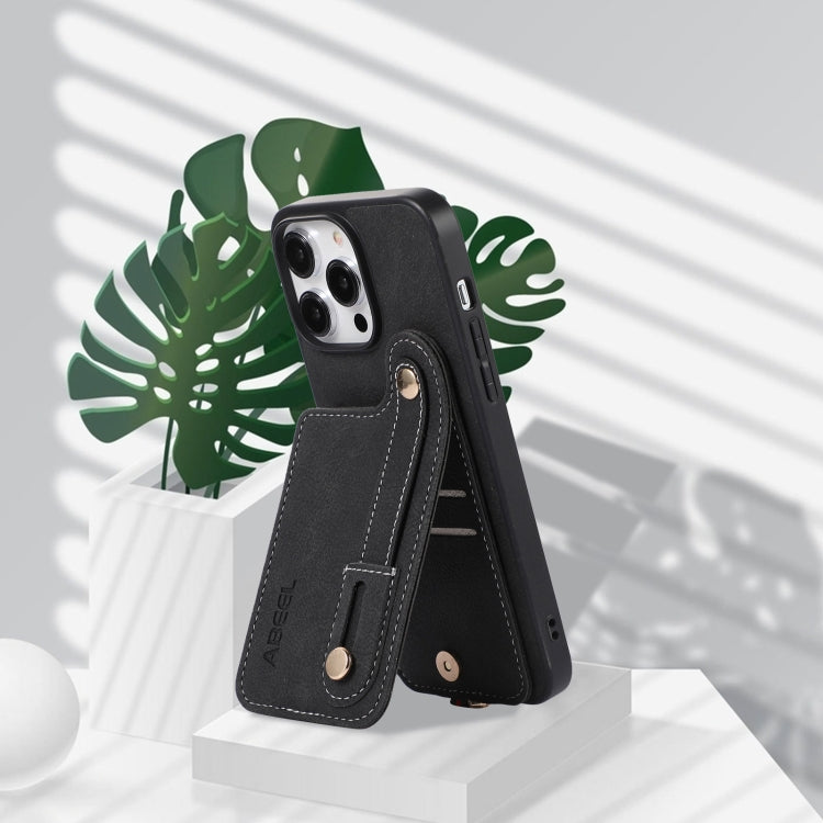 ABEEL Litchi Texture Card Bag PU Phone Case, For iPhone 14 Pro, For iPhone 14 Pro Max Apple Accessories engabe3755 - APEXEL INDIA - Mobile Lens - Mobile Camera Lens - Cellphone Accessories - Phone Lens - Smartphone Lens