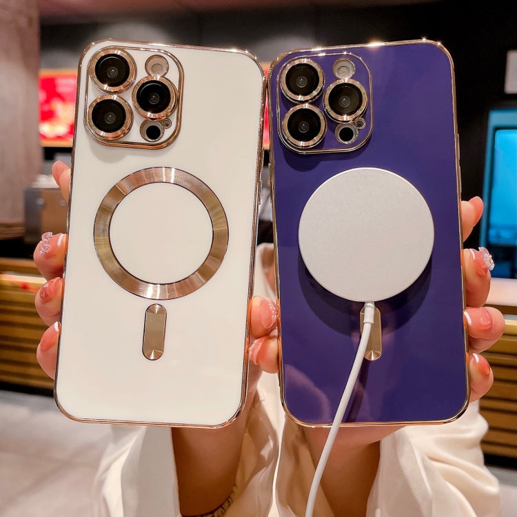 Magsafe Plating TPU Phone Case with Lens Film, For iPhone 15 Pro Max, For iPhone 15 Pro, For iPhone 15 Plus, For iPhone 15 Apple Accessories engmag4317 iPhone 15 Pro Max - APEXEL INDIA - Mobile Lens - Mobile Camera Lens - Cellphone Accessories - Phone Lens - Smartphone Lens