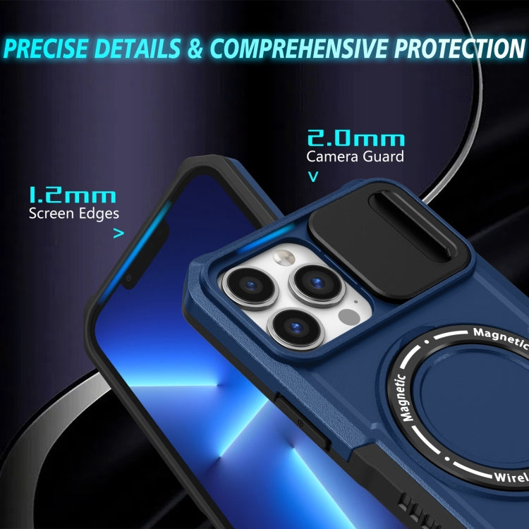 Sliding Camshield MagSafe Holder TPU Hybrid PC Phone Case, For iPhone 13 Pro Max, For iPhone 13 Pro Apple Accessories engsli4370 More iPhone Cases - APEXEL INDIA - Mobile Lens - Mobile Camera Lens - Cellphone Accessories - Phone Lens - Smartphone Lens