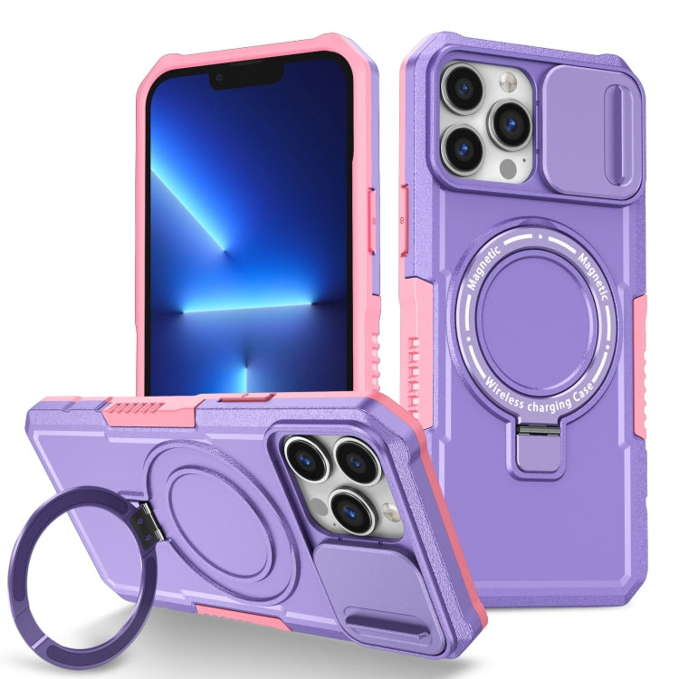 Sliding Camshield MagSafe Holder TPU Hybrid PC Phone Case, For iPhone 13 Pro Max, For iPhone 13 Pro Apple Accessories engsli4370 More iPhone Cases - APEXEL INDIA - Mobile Lens - Mobile Camera Lens - Cellphone Accessories - Phone Lens - Smartphone Lens