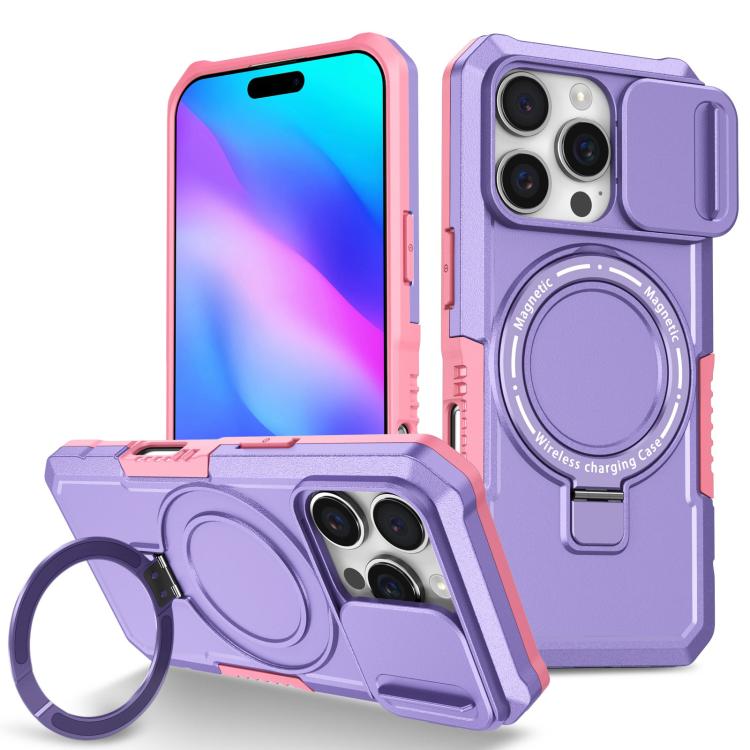 Sliding Camshield MagSafe Holder TPU Hybrid PC Phone Case, For iPhone 16 Pro Max, For iPhone 16 Pro Apple Accessories engsli4341 iPhone 16 Pro Max - APEXEL INDIA - Mobile Lens - Mobile Camera Lens - Cellphone Accessories - Phone Lens - Smartphone Lens