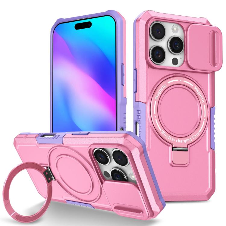Sliding Camshield MagSafe Holder TPU Hybrid PC Phone Case, For iPhone 16 Pro Max, For iPhone 16 Pro Apple Accessories engsli4341 iPhone 16 Pro Max - APEXEL INDIA - Mobile Lens - Mobile Camera Lens - Cellphone Accessories - Phone Lens - Smartphone Lens