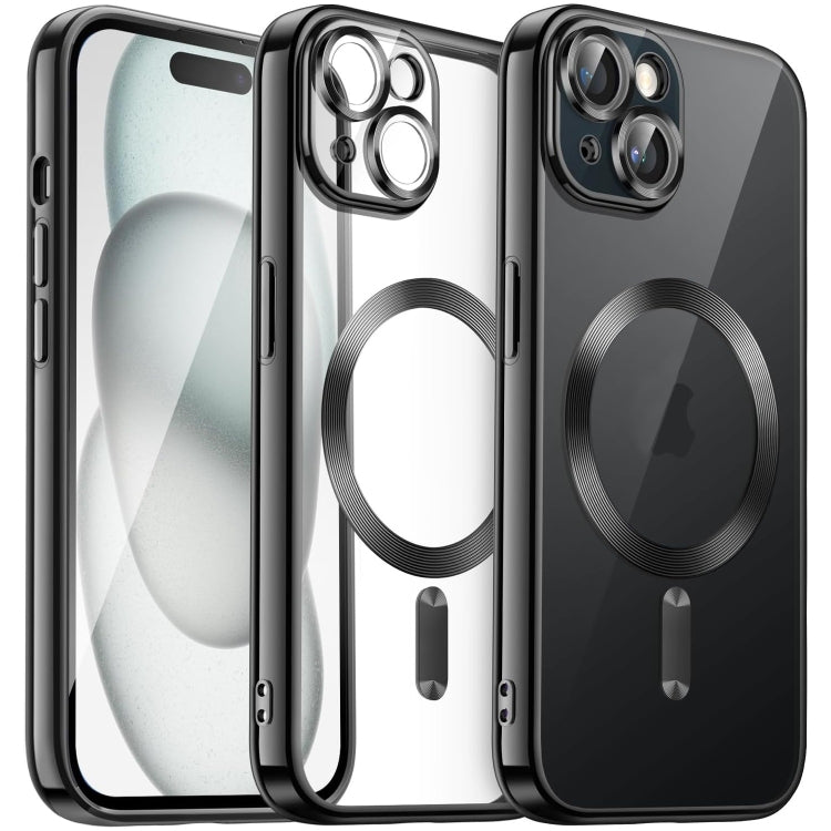 Transparent Electroplated Magsafe Magnetic TPU Phone Case, For iPhone 15 Pro, For iPhone 15, For iPhone 15 Plus, For iPhone 14 Plus Apple Accessories engtra4384 iPhone 15 Pro - APEXEL INDIA - Mobile Lens - Mobile Camera Lens - Cellphone Accessories - Phone Lens - Smartphone Lens