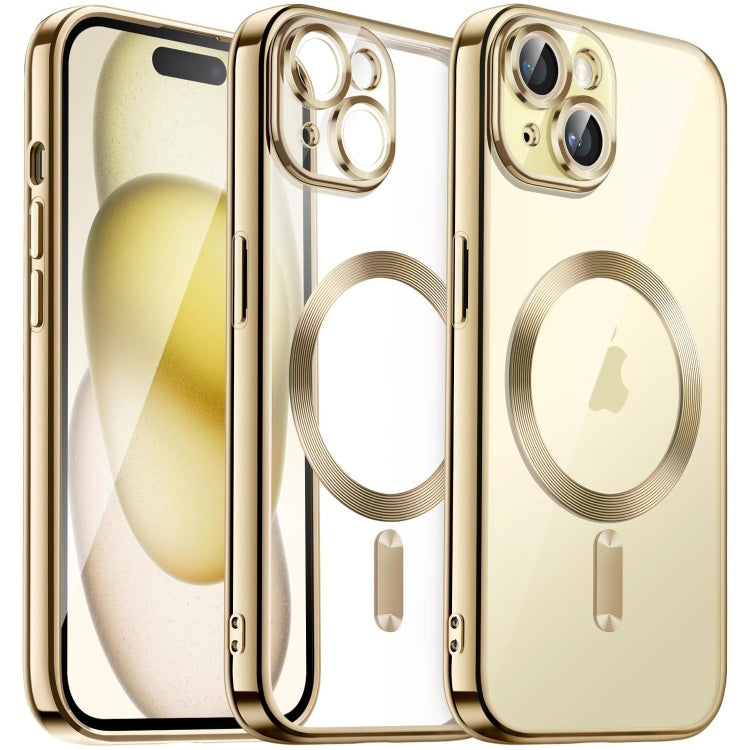 Transparent Electroplated Magsafe Magnetic TPU Phone Case, For iPhone 15 Pro, For iPhone 15, For iPhone 15 Plus, For iPhone 14 Plus Apple Accessories engtra4384 iPhone 15 Pro - APEXEL INDIA - Mobile Lens - Mobile Camera Lens - Cellphone Accessories - Phone Lens - Smartphone Lens