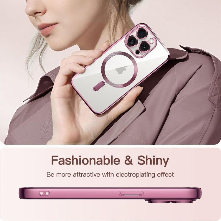 Transparent Electroplated Magsafe Magnetic TPU Phone Case, For iPhone 15 Pro, For iPhone 15, For iPhone 15 Plus, For iPhone 14 Plus Apple Accessories engtra4384 iPhone 15 Pro - APEXEL INDIA - Mobile Lens - Mobile Camera Lens - Cellphone Accessories - Phone Lens - Smartphone Lens