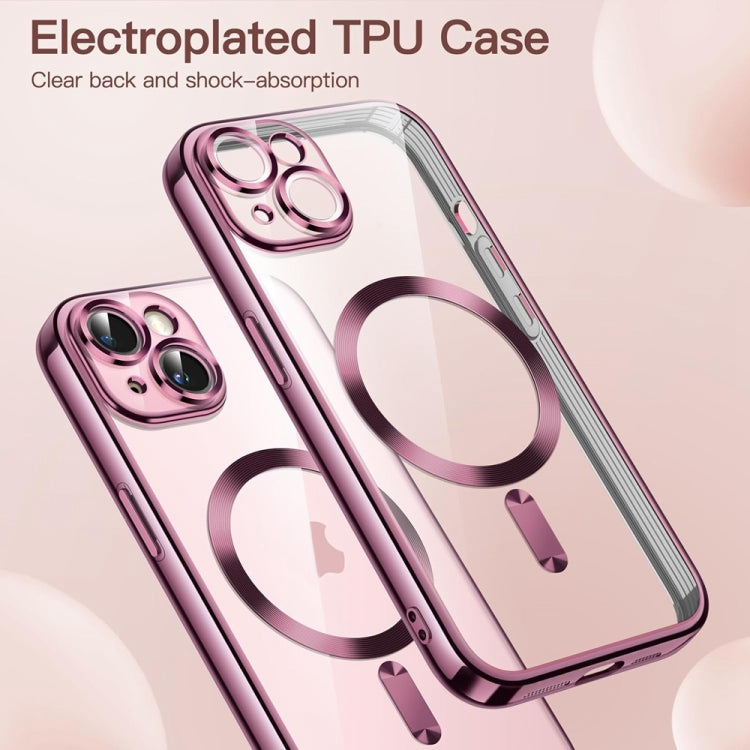 Transparent Electroplated Magsafe Magnetic TPU Phone Case, For iPhone 14, For iPhone 14 Pro, For iPhone 14 Pro Max Apple Accessories engtra4385 iPhone 14 - APEXEL INDIA - Mobile Lens - Mobile Camera Lens - Cellphone Accessories - Phone Lens - Smartphone Lens