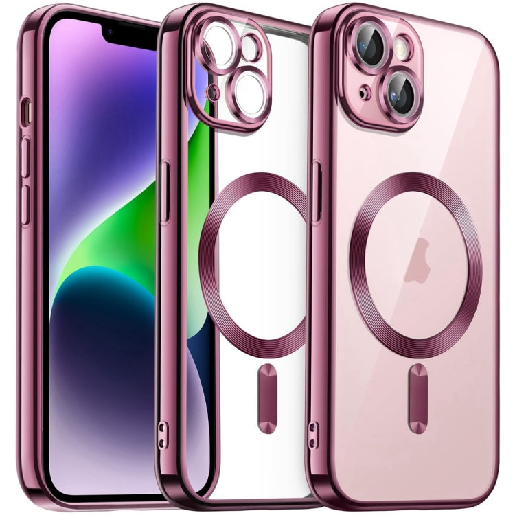 Transparent Electroplated Magsafe Magnetic TPU Phone Case, For iPhone 15 Pro, For iPhone 15, For iPhone 15 Plus, For iPhone 14 Plus Apple Accessories engtra4384 iPhone 15 Pro - APEXEL INDIA - Mobile Lens - Mobile Camera Lens - Cellphone Accessories - Phone Lens - Smartphone Lens