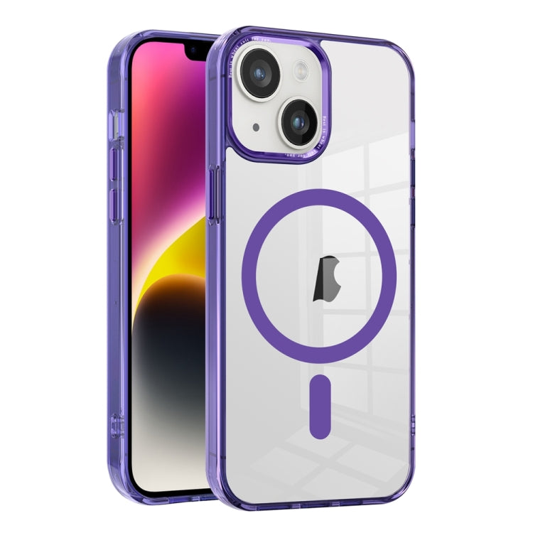 Ice Color Magnetic Series TPU Hybrid Acrylic Magsafe Phone Case, For iPhone 15, For iPhone 14, For iPhone 14 Pro Apple Accessories engice4387 iPhone 15 - APEXEL INDIA - Mobile Lens - Mobile Camera Lens - Cellphone Accessories - Phone Lens - Smartphone Lens