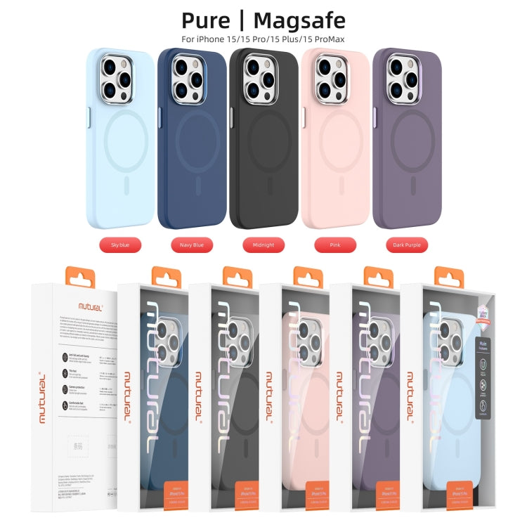 Mutural Karen Series Liquid Silicone Magsafe Phone Case, For iPhone 15 Pro Max, For iPhone 15 Pro Apple Accessories engmut4389 iPhone 15 Pro Max - Mutural - Mobile Lens - Mobile Camera Lens - Cellphone Accessories - Phone Lens - Smartphone Lens