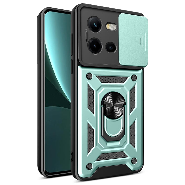 Sliding Camera Cover Design TPU+PC Phone Case, For vivo S17 Pro 5G/V29 5G, For vivo V25 5G/V25e 4G/X80 Lite 5G, For vivo T1 Pro